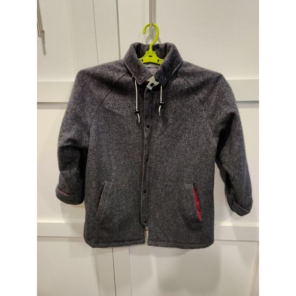 Pendleton Jacket Mens Medium Gray 100% Virgin Wool Vintage Long Winter Preppy - Picture 1 of 10